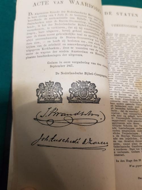 boek 1881 bijbel nieuwe testament, Ophalen of Verzenden