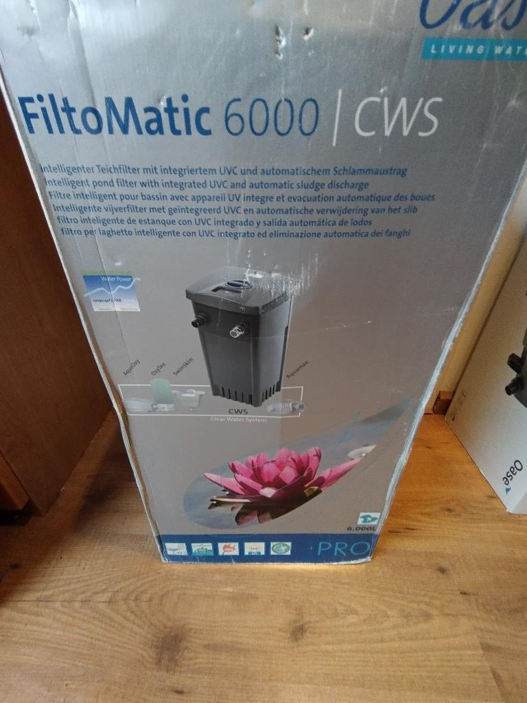 Oase FiltoMatic 6000 CWS nieuw in doos vijverfilter nieuw, Ophalen, Nieuw, Vijverfilter