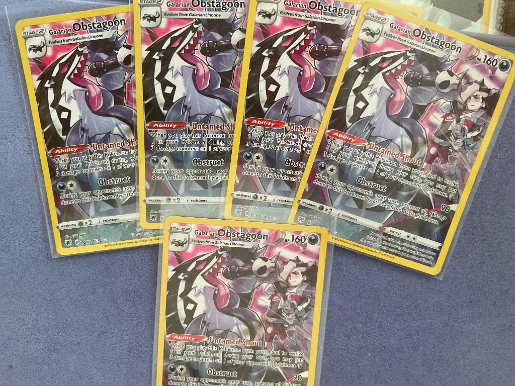 Galarian Obstagoon (ASR TG10) Pokemon kaart, Ophalen of Verzenden, Zo goed als nieuw