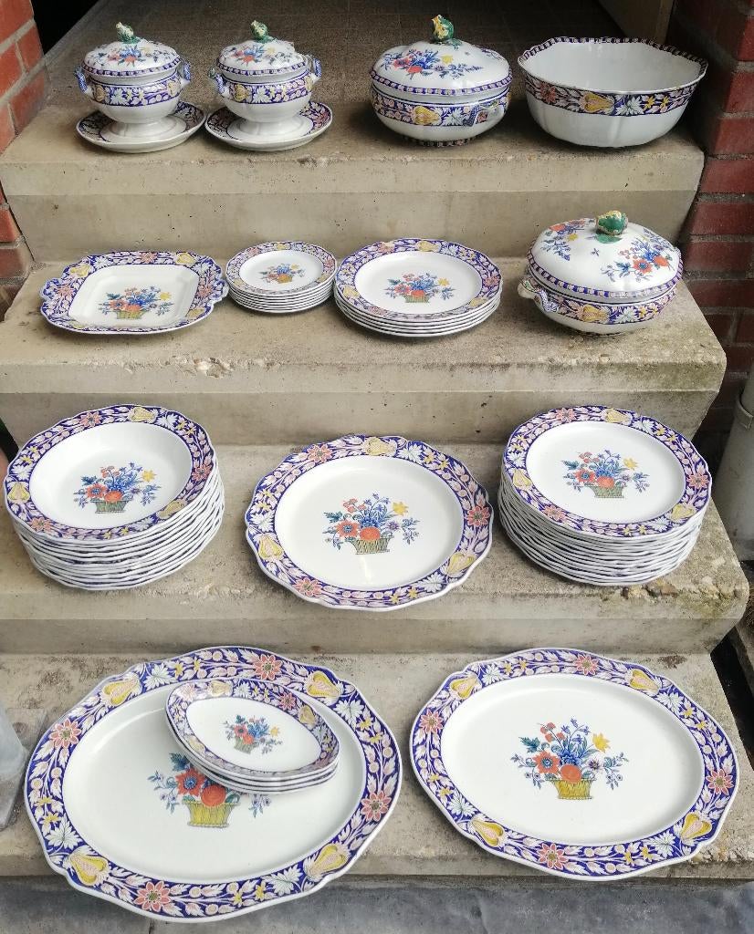 Antiek Wedgwood Etruria servies 42 stuks Poterat, Ophalen