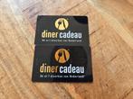 Diner cadeau bon twv €116,60 voor €100 (nog 2 jaar geldig), Twee personen, Cadeaubon, VVV-bon