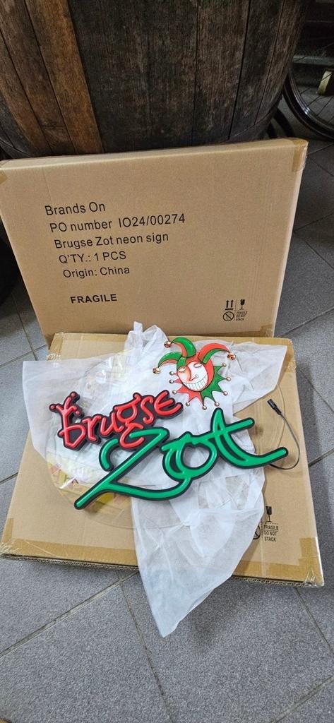 Brugse zot lamp, Ophalen of Verzenden, Nieuw, Lichtbak of (neon) lamp
