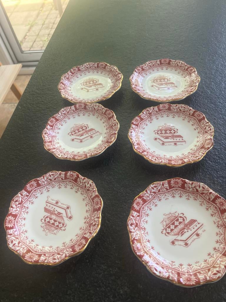 Set van 6 SeltMann Weiden Bavaria servies kleine bordjes, Antiek en Kunst, Ophalen of Verzenden