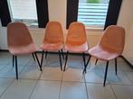 Mooie Keukenstoelen 4 Stuks kleur oud roze., Huis en Inrichting, Ophalen, Overige kleuren, Zo goed als nieuw, Vier