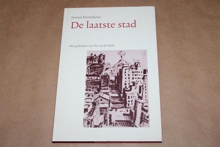 De laatste stad. Jeroen Hermkens. Tek + gedichten., Boeken, Gedichten en Poëzie, Gelezen, Ophalen of Verzenden