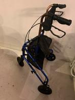 Aluminium 3-wiel Rollator - blauw, Ophalen of Verzenden, Lichtgewicht, Zo goed als nieuw