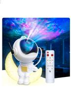 Astronaut Sterrenprojector Nachtlamp met Afstandsbediening, Kunststof, Unknown, Zo goed als nieuw, Minder dan 100 cm