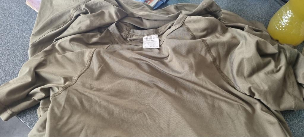3 defensie nfp shirts maat S onderhemd stretch nieuw, Ophalen of Verzenden, Landmacht, Nederland, Kleding of Schoenen