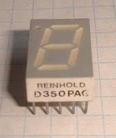 Telefunken D350PA LED-display met 7 segmenten., Hobby en Vrije tijd, Elektronica-componenten, Zo goed als nieuw, Ophalen of Verzenden