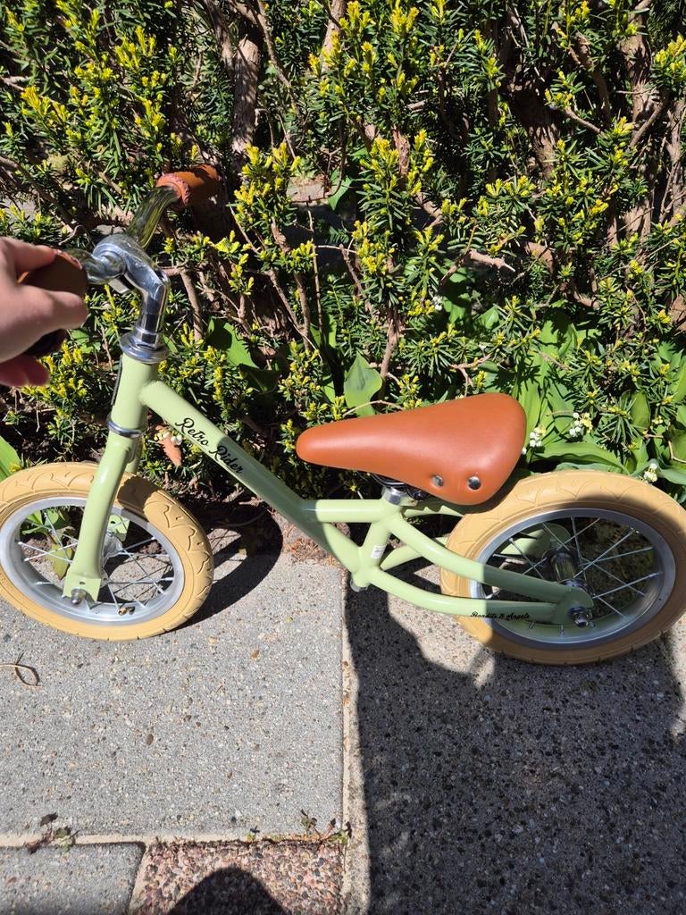 Bandits and angels loopfiets, Fietsen en Brommers, Fietsen | Kinderfietsjes, Ophalen, Zo goed als nieuw, Minder dan 16 inch