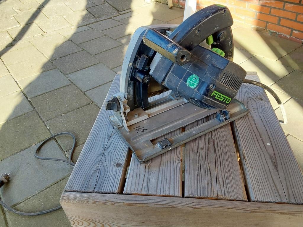 Afkortzaag, Doe-het-zelf en Verbouw, Gereedschap | Zaagmachines, Ophalen, Gebruikt, Afkortzaag, 30 tot 70 mm