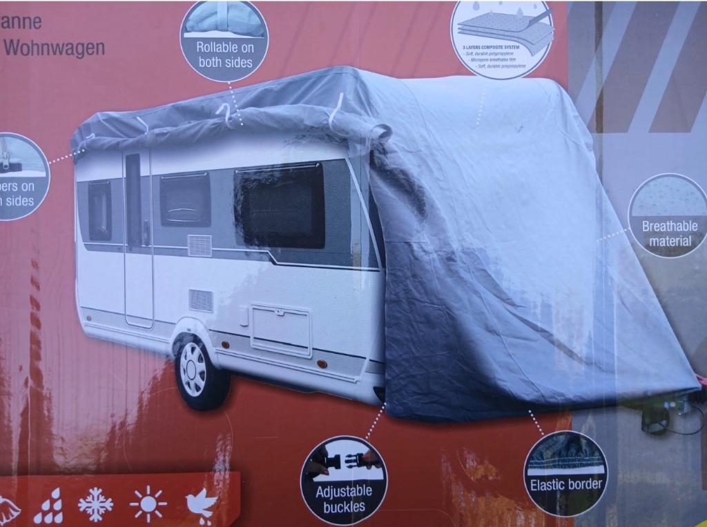 Caravanhoes Carpoint 550 x 250 x 220 cm, Ophalen, Zo goed als nieuw