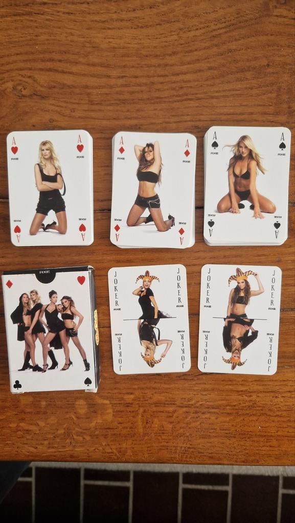 Speelkaarten jokers axe, Verzamelen, Ophalen of Verzenden, Speelkaart(en)