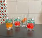 Vintage sap glaasjes jaren '70 - Set van 4, Verzamelen, Glas en Borrelglaasjes, Ophalen of Verzenden, Gebruikt, Borrel- of Shotglas