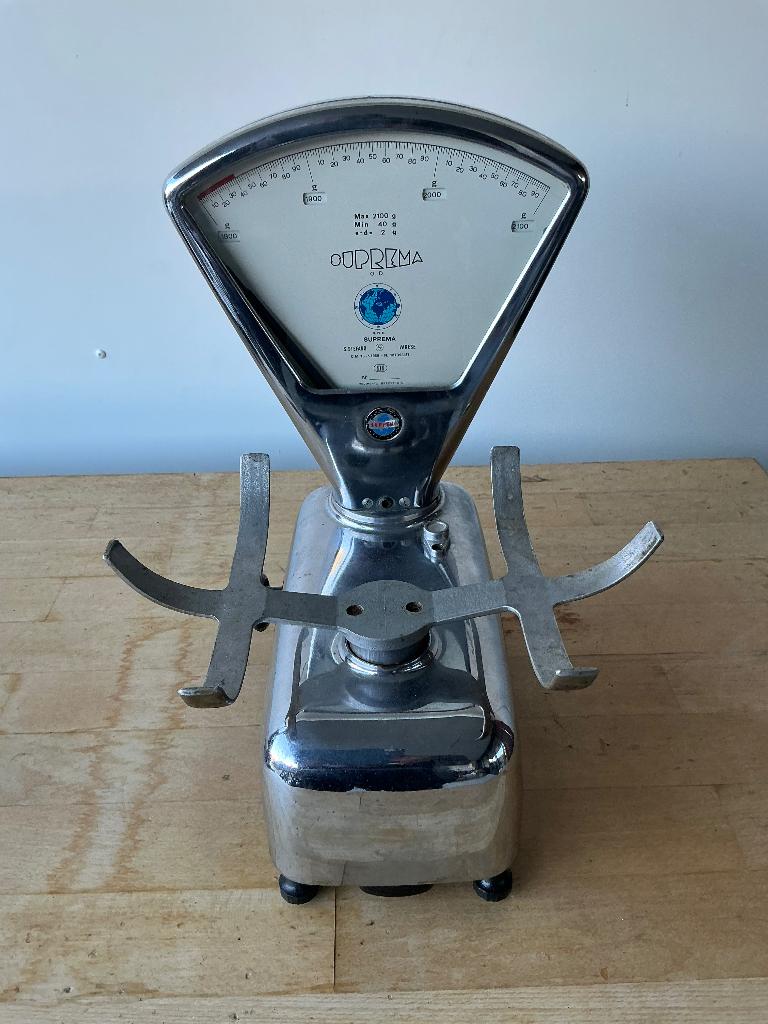 Vintage weegschaal, Ophalen, Keukenweegschaal, Zo goed als nieuw, 10 tot 50 kg