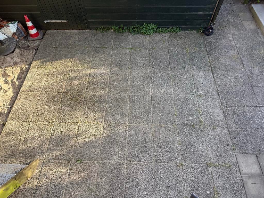 Gratis grindtegels 60x40, Ophalen, Gebruikt, 5 tot 10 m², Grind