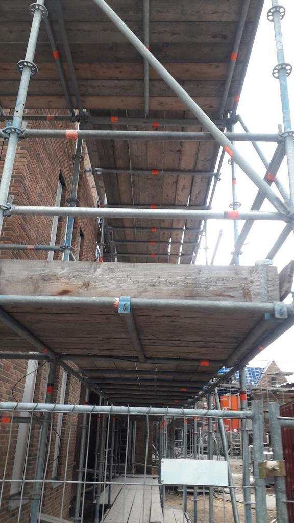 te huur layher steigermateriaal, Tuin en Terras, Terrasdelen en Vlonders, Hout, Ophalen