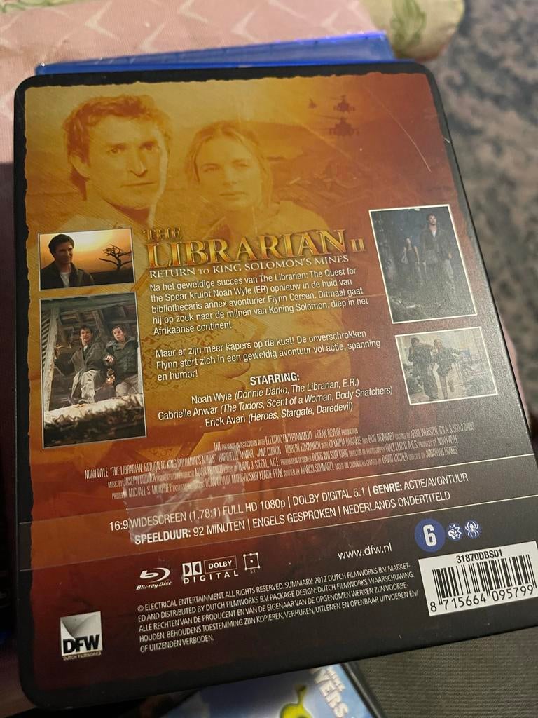 The Librarian 2: Return to King Solomon's Mines Blu-ray, Vanaf 6 jaar, Ophalen of Verzenden, Gebruikt
