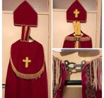 Kostuum mooie goede kwaliteit Sinterklaas mantel en mijter, Diversen, Sinterklaas, Ophalen of Verzenden, Zo goed als nieuw