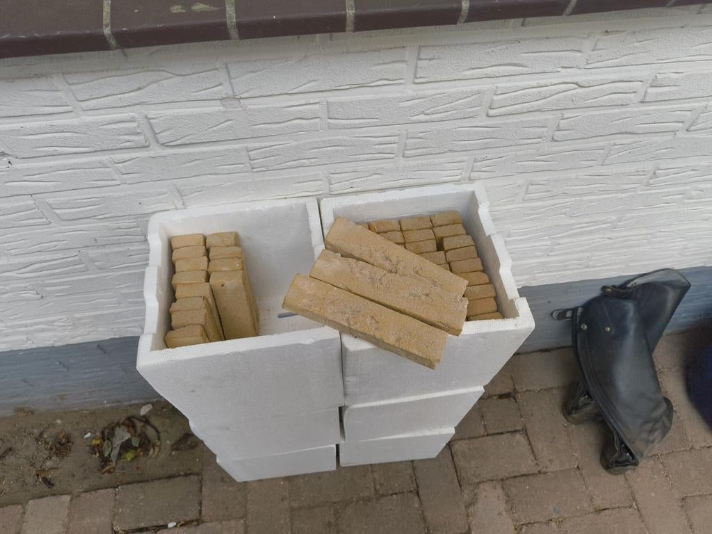 Waalformaat steenstrip geel - Geba 838 (195 stuks), Ophalen, Nieuw, Overige typen