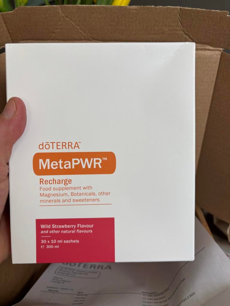 dōTERRA MetaPWR Recharge Wild Strawberry, Ophalen of Verzenden, Nieuw, Poeder of Drank