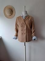Nieuwe Purdey blazer, beige met blauw, maat 42, Kleding | Dames, Beige, Maat 42/44 (L), Nieuw, Ophalen of Verzenden