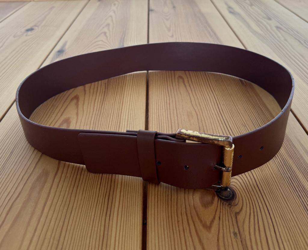 Riem Michael Kors - Large (100 106 cm) - Bruin leer, Kleding | Dames, Riemen en Ceinturen, Echt leder, Tailleriem, Ophalen of Verzenden