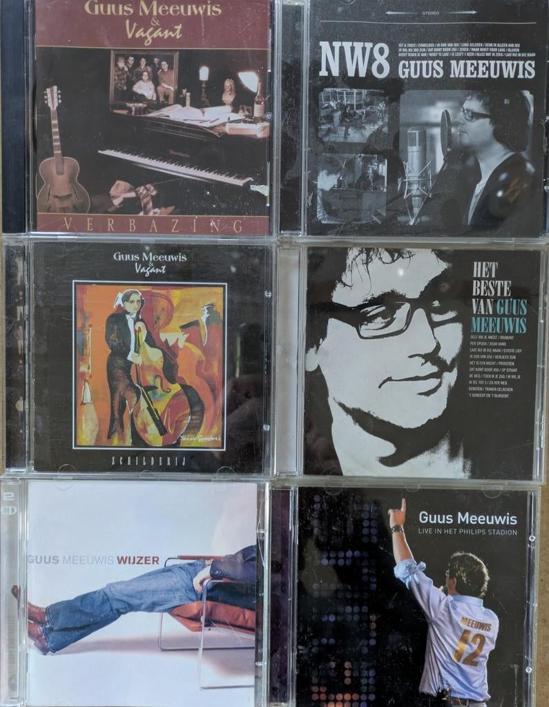 6 CD's van Guus Meeuwis, Ophalen of Verzenden, 2000 tot heden, Gebruikt