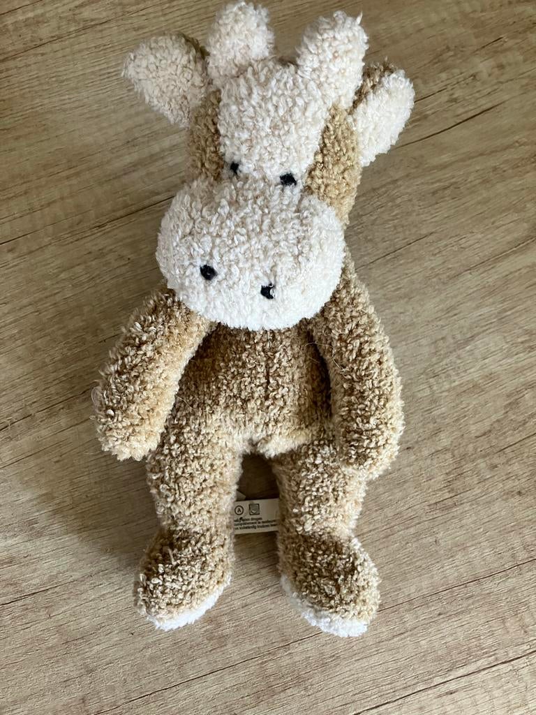 Vintage HEMA knuffel koe giraf of ezel - Zeer goede staat, Kinderen en Baby's, Speelgoed | Knuffels en Pluche, Hema, Giraf, Ophalen of Verzenden