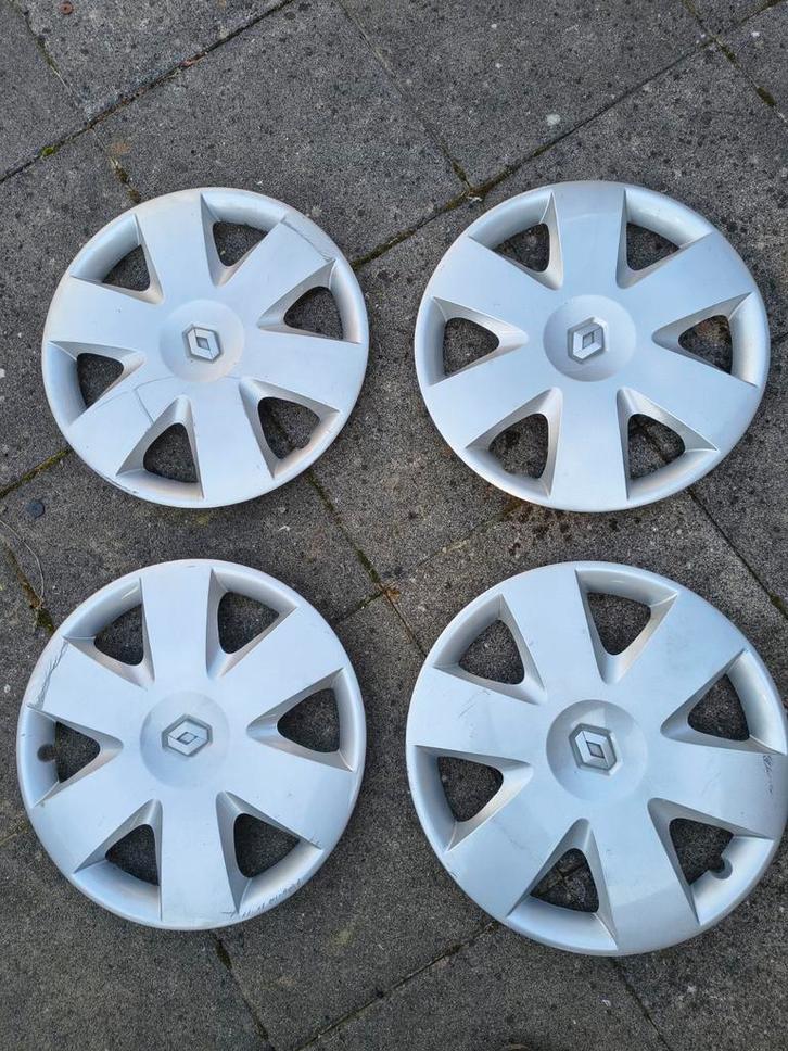 orginele 16" Renault wieldoppen, Auto diversen, Wieldoppen, Gebruikt, Ophalen of Verzenden