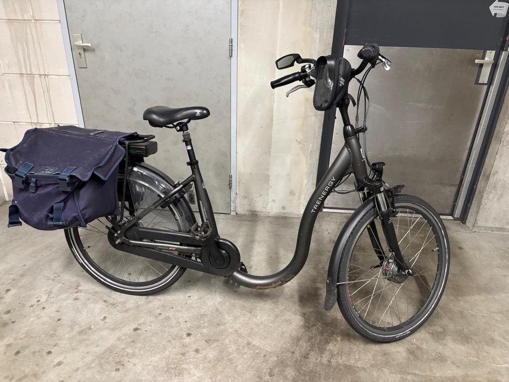 Trenergy Elektrische Damesfiets 26inch 43cm 7 versnellingen, Fietsen en Brommers, Elektrische fietsen, Zo goed als nieuw, Minder dan 47 cm