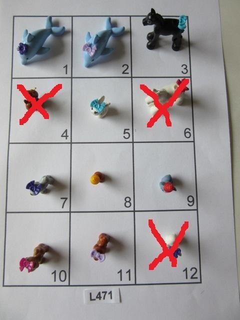 L471 DIEREN MET STRIKJES HOND HAMSTER KONIJN DOLFIJN, Lego, Ophalen of Verzenden, Losse stenen, Lego Nederland B.V.