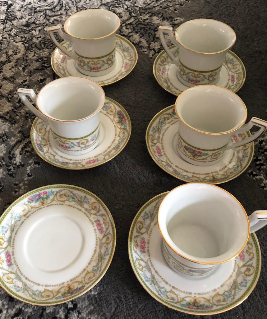 Rheinpfalz porselein kopjes en schotels, Ophalen of Verzenden