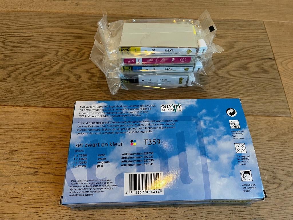 Epson cartridges: T359 Serie (123inkt), Ophalen, Nieuw, Cartridge, 123inkt.nl