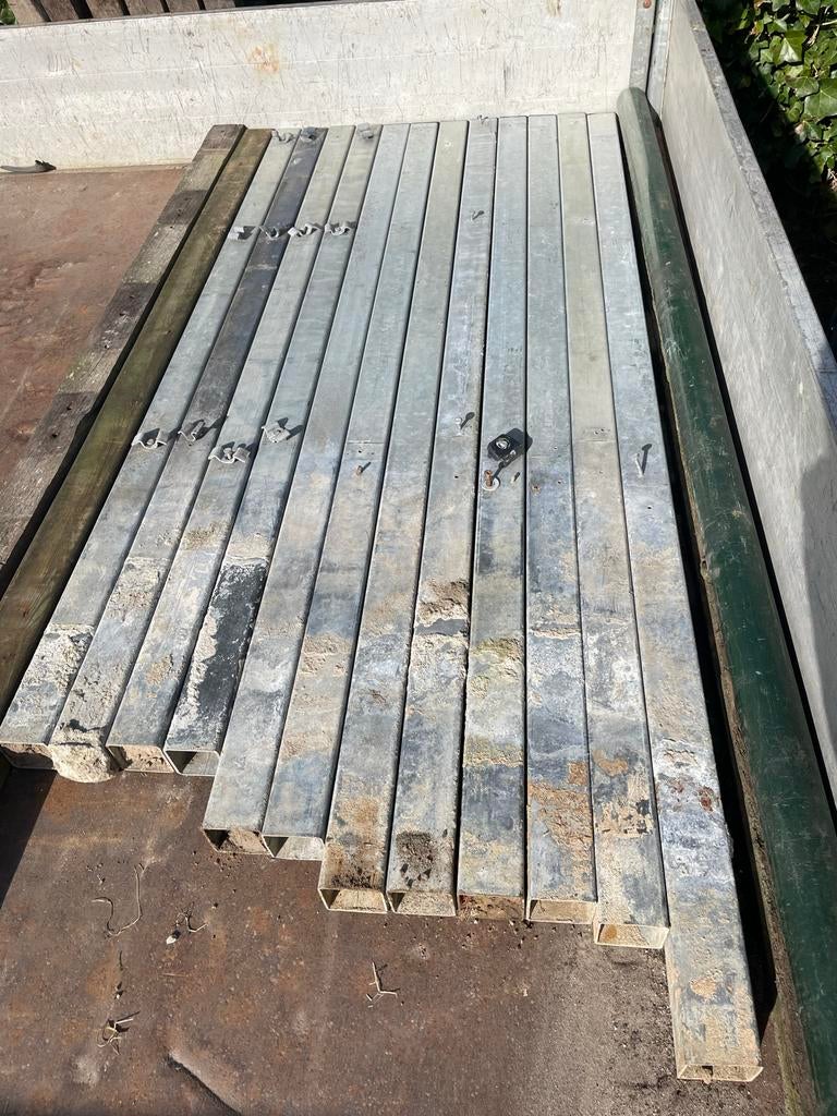 IJzeren palen voor hekwerk - Diverse lengtes, Ophalen, Gebruikt, IJzer, Overige typen