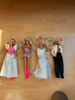 Barbie en Ken poppen set - 4 stuks, Ophalen of Verzenden, Gebruikt, Barbie