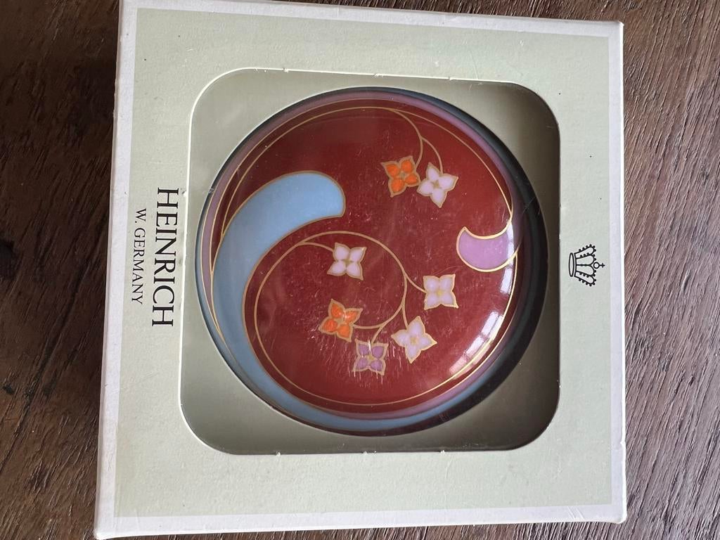 Vintage Heinrich W. Germany Porseleinen Doosje, Antiek en Kunst, Ophalen