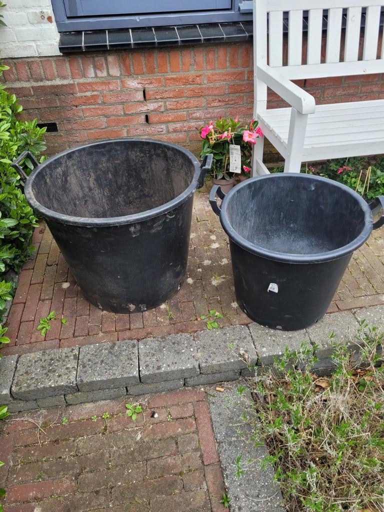 Boomkuipen / plantenbakken 50 en 90 liter, Ophalen, Rond, Kunststof