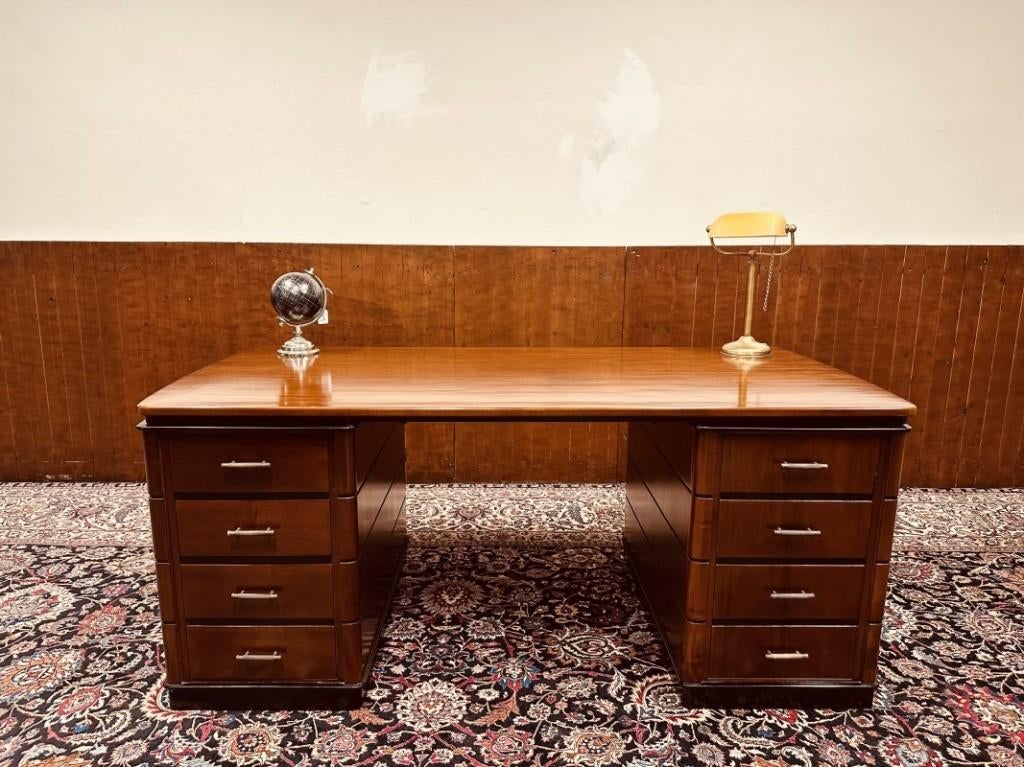 Nieuw! Groot Klassiek Art Deco Bureau, Antiek en Kunst, Ophalen