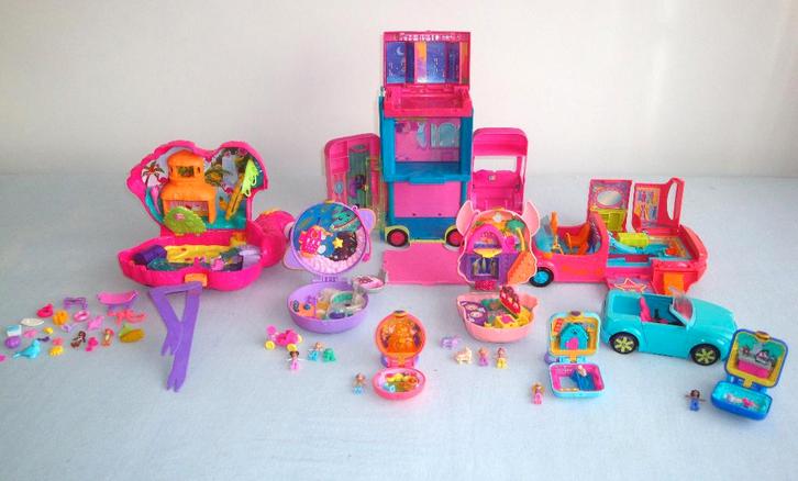 Polly Pocket speelgoed sets € 50,00, Kinderen en Baby's, Speelgoed | Poppen, Zo goed als nieuw, Overige typen, Ophalen of Verzenden