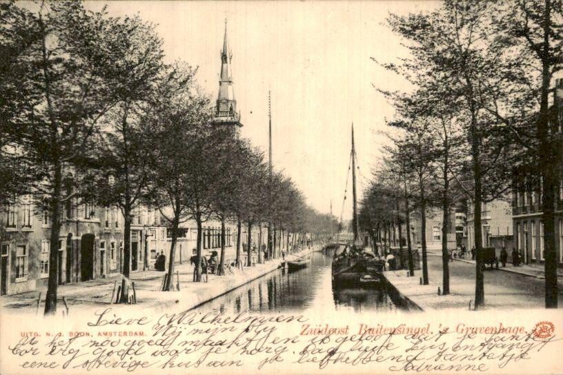 's Gravenhage - Zuidoost Buitensingel, Ophalen of Verzenden, Voor 1920, Gelopen, Zuid-Holland