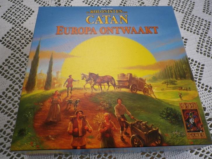 Kolonisten van Catan Europa ontwaakt, Hobby en Vrije tijd, Gezelschapsspellen | Bordspellen, Zo goed als nieuw, Ophalen of Verzenden