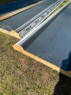 Gratis Sandwichpanelen Dak Trapezium 3+ PIR FALK, Gebruikt, Minder dan 5 m², Metaal, Grijs