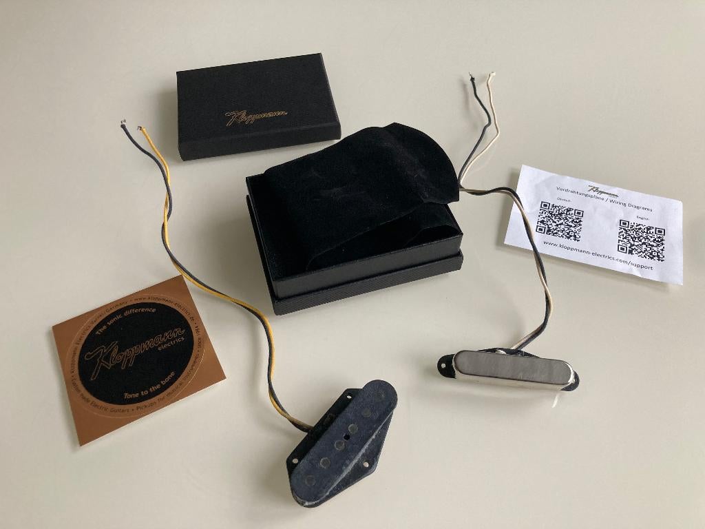 Kloppmann TL50 aged - Telecaster pickups (A5-A3), Muziek en Instrumenten, Verzenden, Zo goed als nieuw, Elektrische gitaar