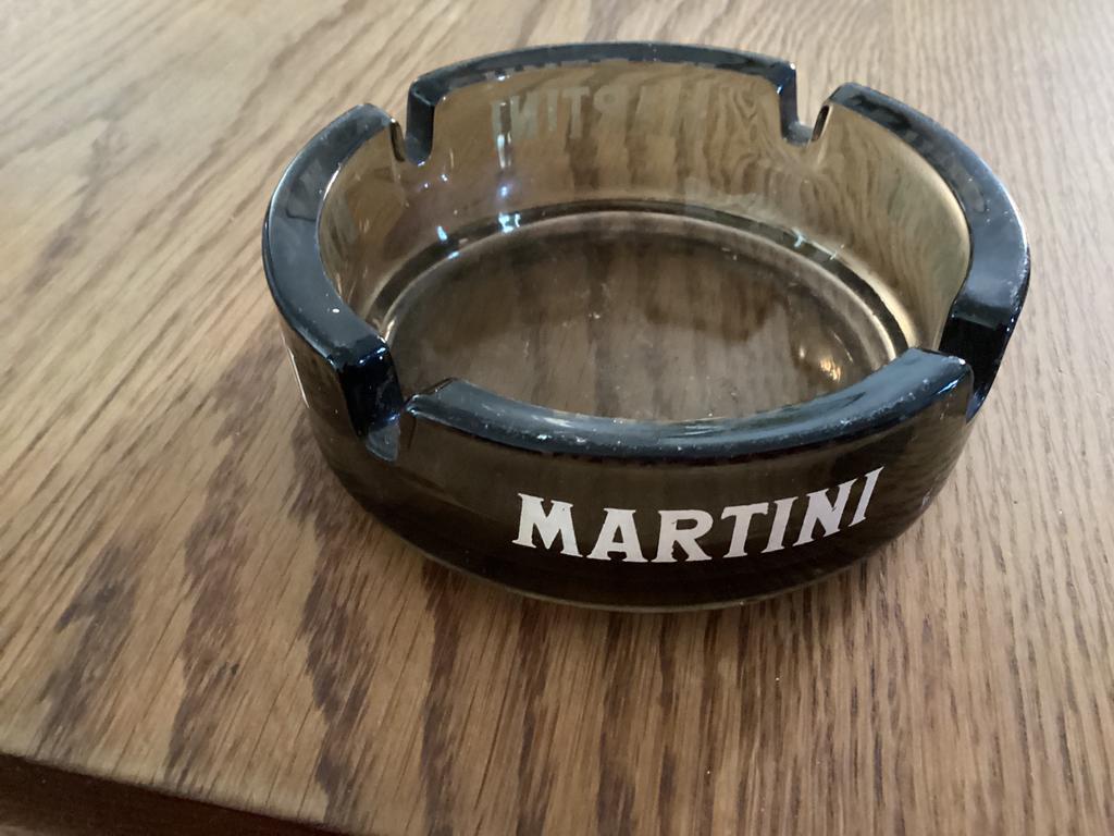 Martini .. asbak, Ophalen of Verzenden, Zo goed als nieuw, Gebruiksvoorwerp