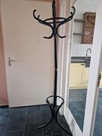 Vintage thonet stijl kapstok zwart, Ophalen, Gebruikt, Hout, Wandkapstok
