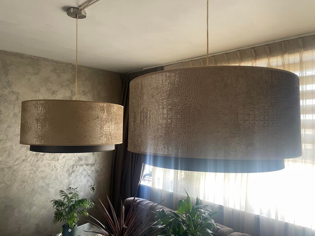 Eric Kuster Style Hanglampen croco velvet, Overige kleuren, Rond, Zo goed als nieuw, Eric Kuster