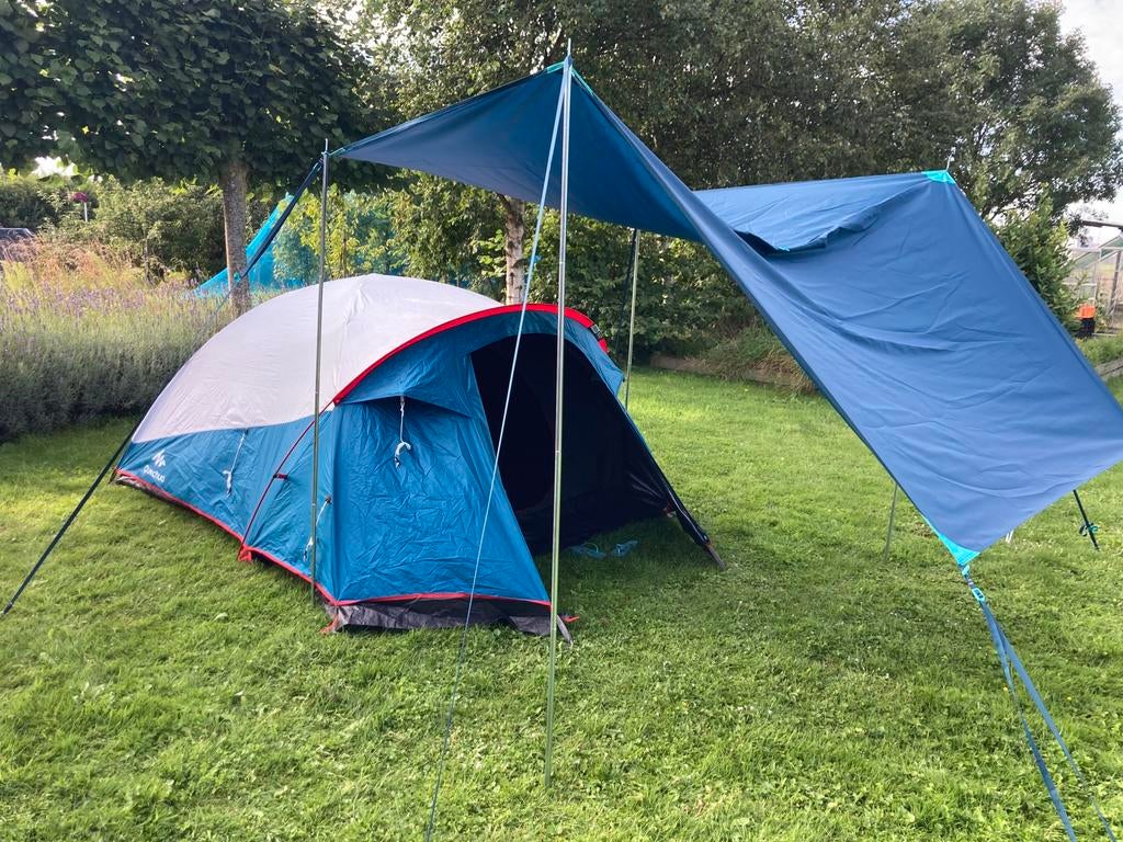 Decathlon tent ARPENAZ XL Fresh Black 3 personen, Ophalen of Verzenden, Zo goed als nieuw, Tot en met 3