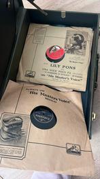 Verzameling oude grammofoonplaten, inclusief 75 toeren, Ophalen of Verzenden, Gebruikt, Overige formaten