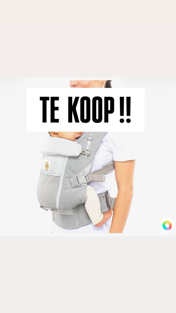 Ergobaby Adapt SoftFlex Mesh Draagzak - Pearl Grey, Kinderen en Baby's, Babydragers en Draagdoeken, Ophalen, Buik, Rug of Zij